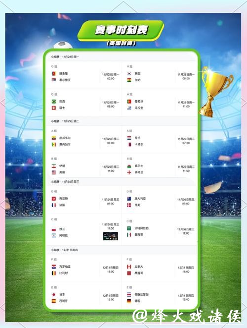 畅享今夜激情:世界杯现场直播指南 畅享今夜激情:世界杯现场直播指南